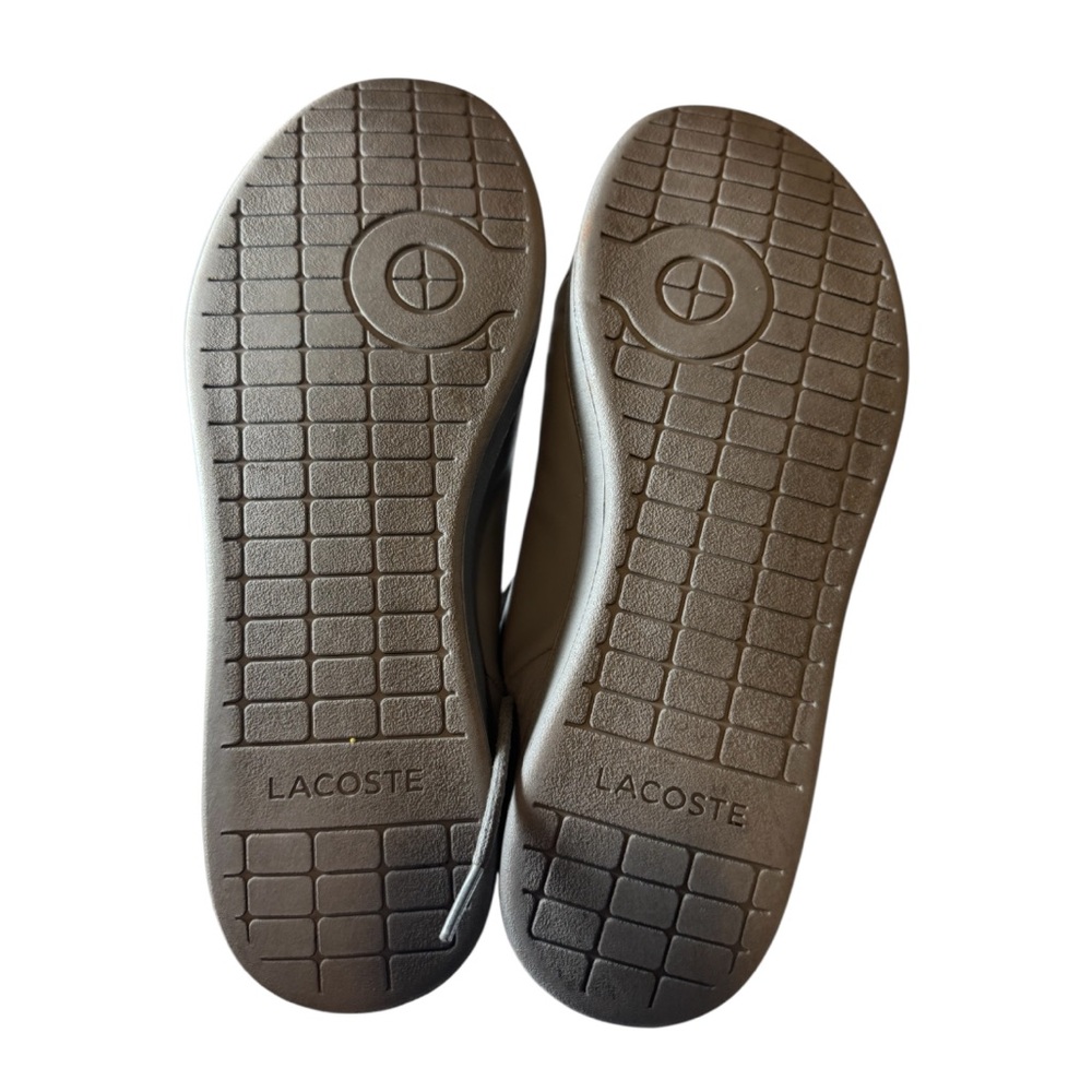 Lacoste Gray Leather Sneakers - Picture 5 of 5